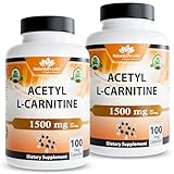 NaturaLife Labs Acetyl L-Carnitine (ALCAR) 1500 mg...