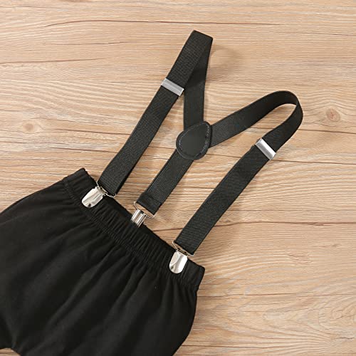 Cbnrlopop Newborn Baby Boy One 1St Birthday Outfits Infant Mr Onederful Clothes Short Sleeve Bow Tie Romper Pants Set Suspenders #TOP4
