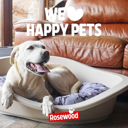 Rosewood All Seasons Ovale Hundematratze XL 95 cm – Täglicher Gebrauch – Maschinenwaschbarer Komfort – Pflegeleicht – Bequem und Stabil – Extra Großer Liegebereich – Vielseitig Einsetzbar