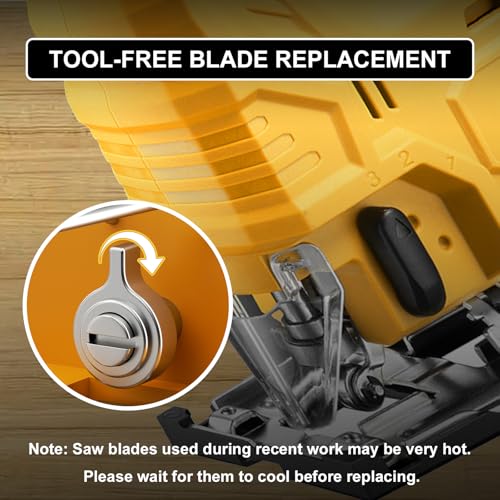 Cordless Jig Saw Compatible with Dewalt 20V