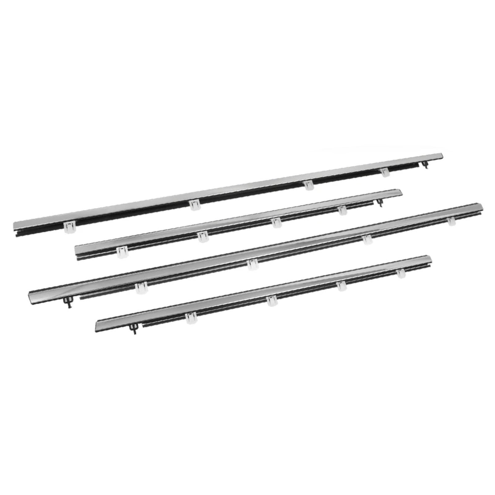 Automotive Window Seals for Spirior Cu1 Cu2 2009-2014 for Accord for Tourer Cw1 2008-2012 Euro Cu1 Cu2 Cu3 8gen 2009-2015 4pcs Car Door Window Weatherstrip