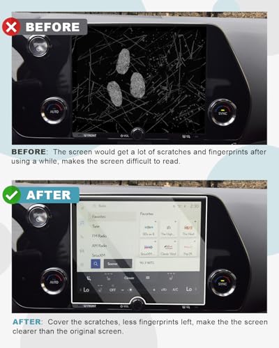 Image of CDEFG for 2025 2026 Lexus RX Screen Protector, 9.8-Inch Touchscreen Tempered Glass for 2023-2025 2026 Lexus RX Accessories, 9H Glass Screen Cover HD Anti Fingerprints