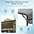 Lyromix 12x20' Heavy Duty Metal Carport, Outdoor Metal Carport Kits with Extended Side Roof & Corner Support Rod, Large Sturdy Car Port Garage Shelter Shade for Car, Boat and Tractors