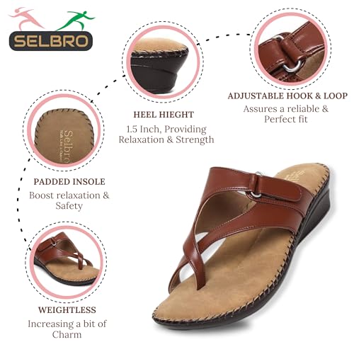 Image of SELBRO Doctor-Plus Orthopedic Slippers for Women with Extra-Soft Padding