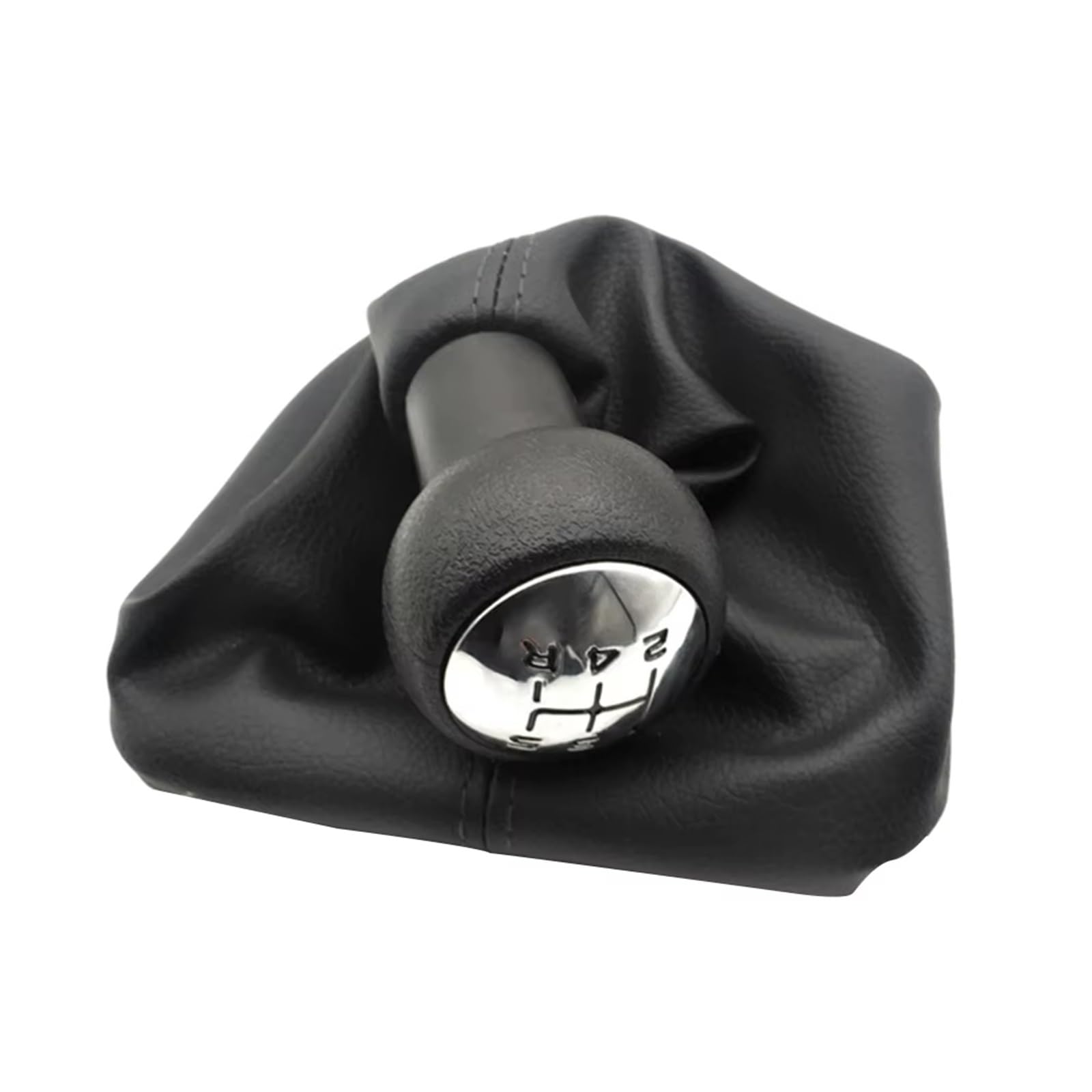 Wphlyz One Color Head Change Lever Knob For Peugeot 307 207 406 2006-2013 5 Speed Gear Shift Knob Shifter Lever Stick Gaiter Boot