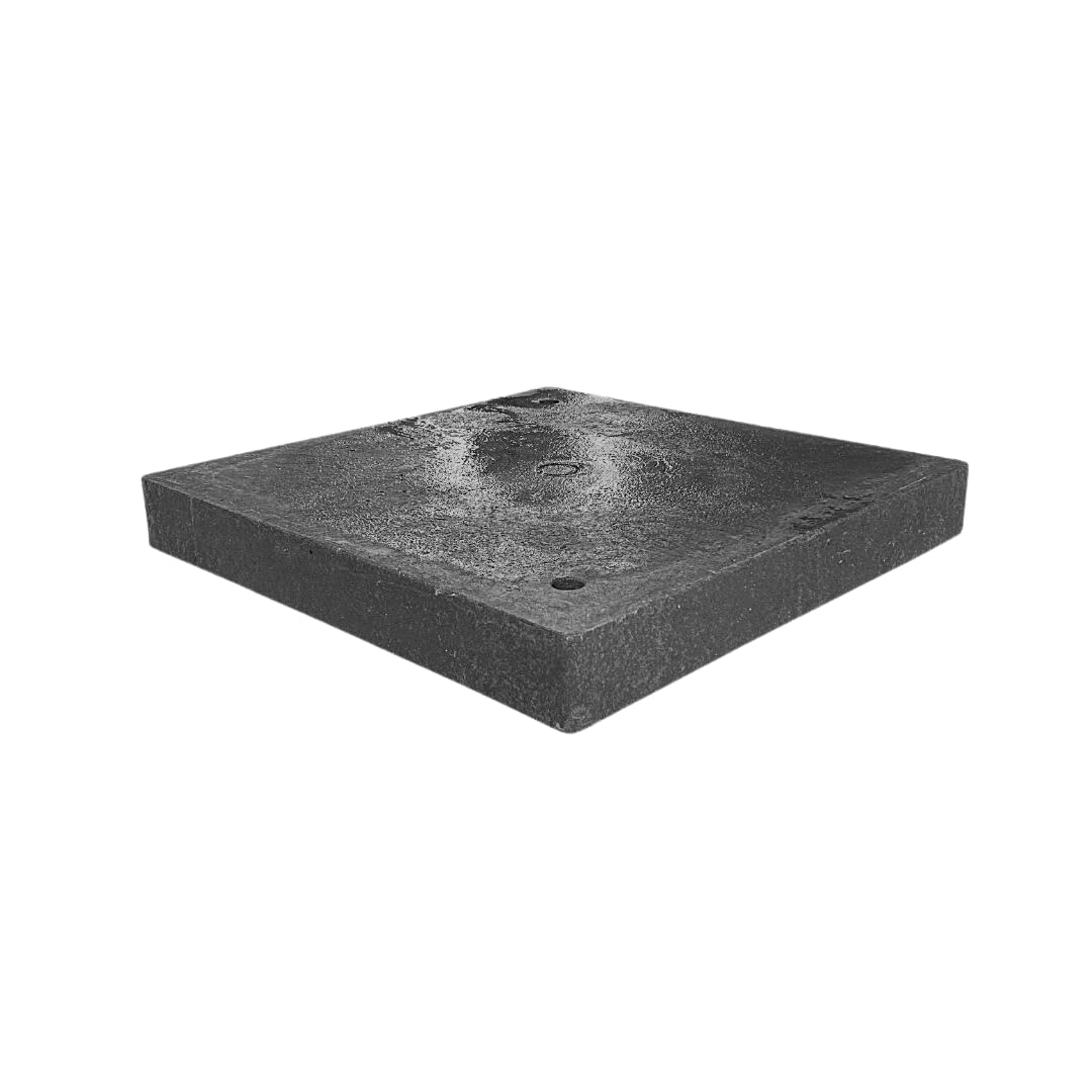 Quickfit Container Accessories Grey Heavy Duty 50Mm Shipping Container Levelling Slab - Stackable Container Support Pad - 45 Ton Capacity