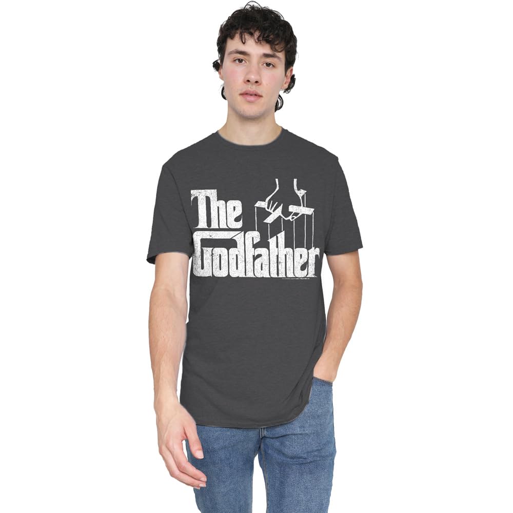 Men's Grey Other Godfather Logo T-Shirt Charcoal in Size 3XL, Sports Direct