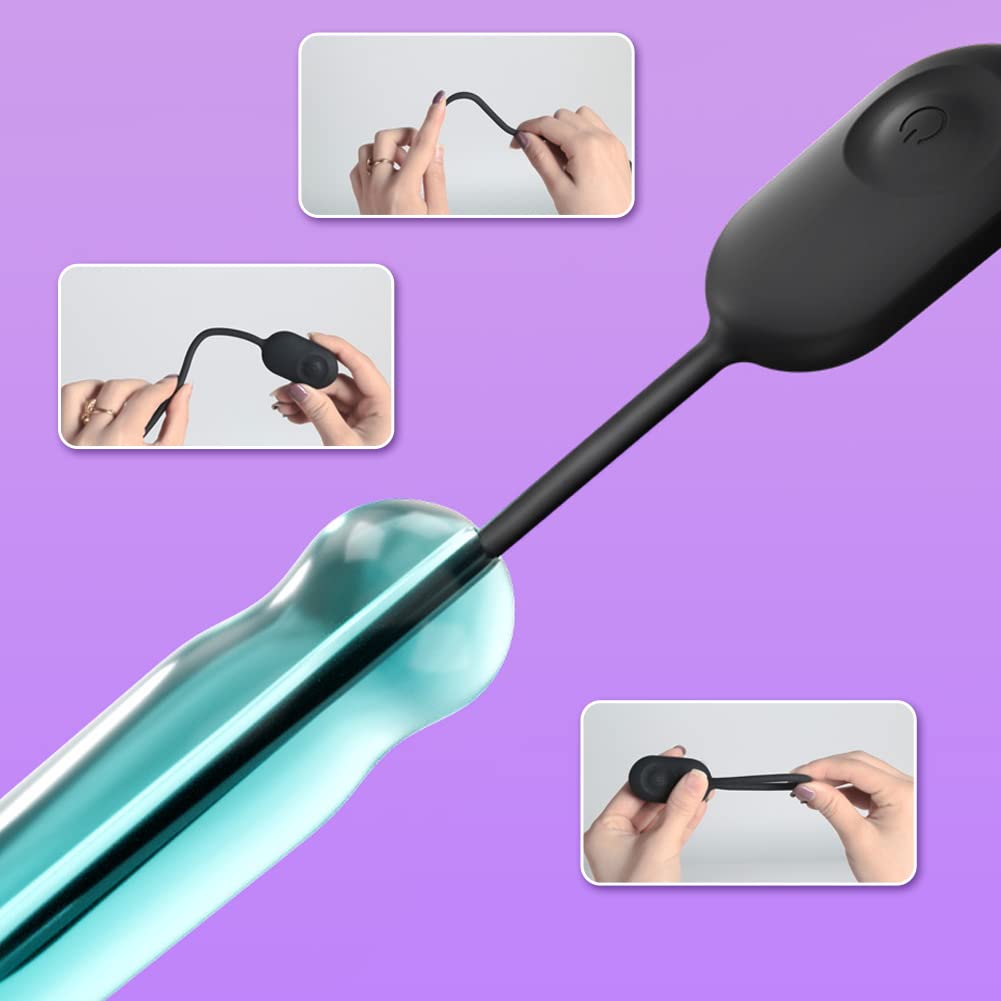 Roluck Dilatatori uretrali 10 modalità di vibrazione Dilatatore per pene in silicone Silenzioso, impermeabile, ricaricabile via USB Flessibile e liscio Giocattolo sessuale per uomini principianti