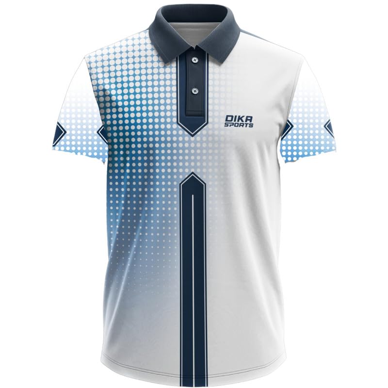 Image of Dika Sports Cricket Custom Player Name and Number Jersey Cricket Tshirt for Men | 2 Year to 5XL