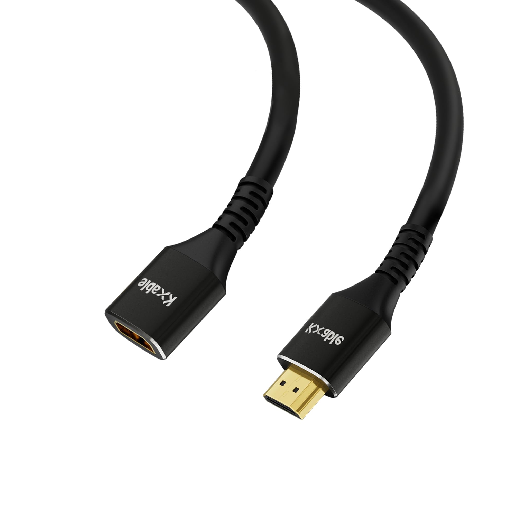 Cable de extensión HDMI 8K de 30 pies, HDMI 2.1 de ultra alta velocidad macho a hembra, conductor OFC de 24 AWG, compatible con Roku TV Stick PS5 PS4 Xbox Laptop PC Player Google Chromecast Wii U HDTV