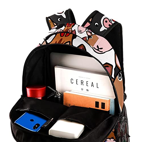 Mochila para portátil resistente al agua de gato y perro para evitar golpes 4