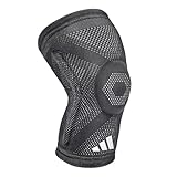 (アディダス) エアロレディー素材(吸汗性、速乾性、透湿性、保温性) サポーター ニー/膝用 ブラック Mサイズ(膝周りサイズ 35-45cm) ADSU-14111