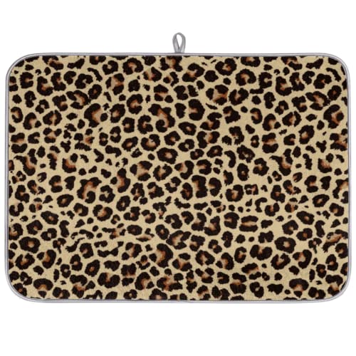Abtropfmatte mit Leopardenmuster, 40,6 x 45,7 cm, für Küchentheke,...