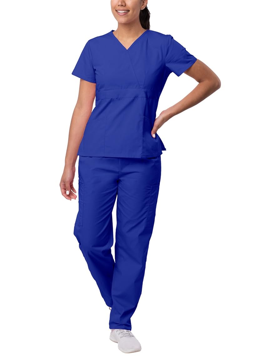 Sivvan Uniforme médico para Mujer: pantalón Con bolsillos y top