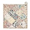 Brands calico mix 9×9 patchwork country quilted pot holder  urban country home decor