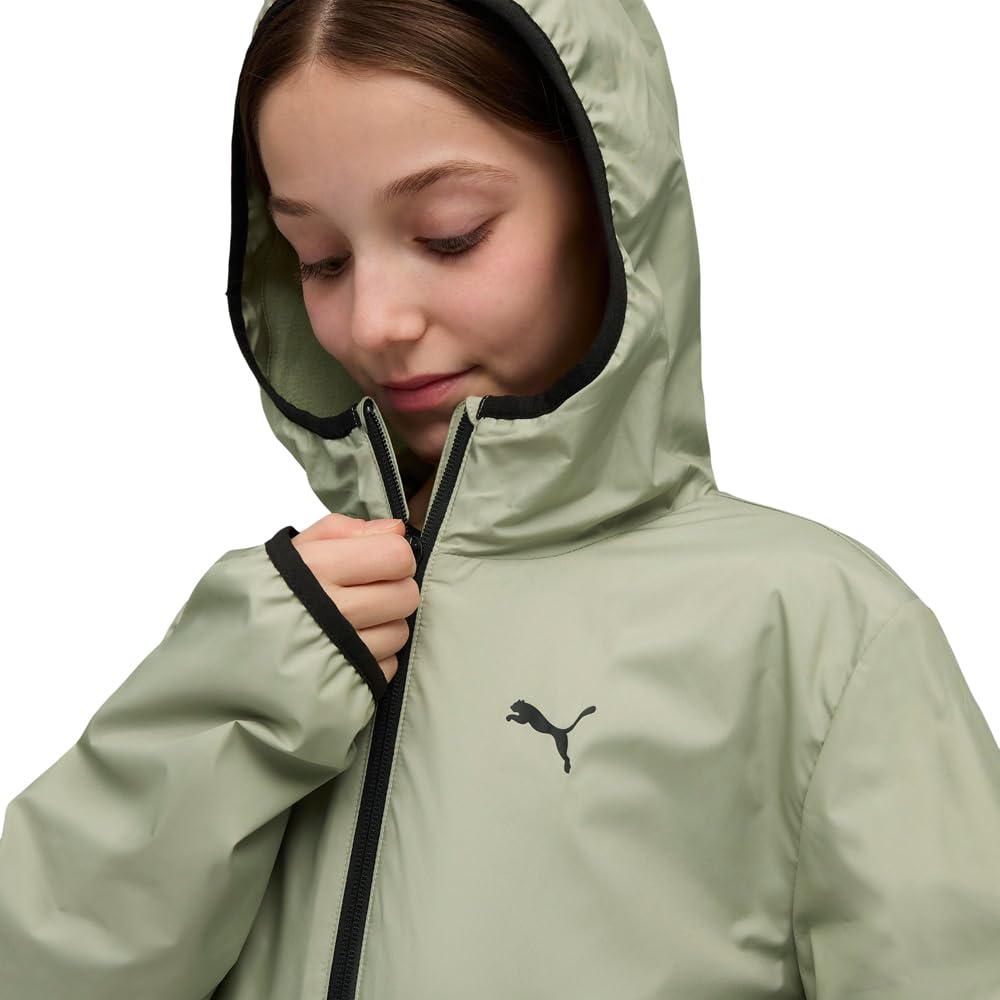 PUMA Unisex Kinder Fleece Lined Windbreaker Mantel (1er Pack)