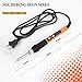 HANDSKIT Soldering Iron Kit, 90W 110V Soldering Iron LCD Adjustable Temperature 356-896℉, Welding Tools Solder Iron Pen with 5pc Tips, Solder Wire, Stand, Auto Sleep, Fast Heating, Electronic Repair