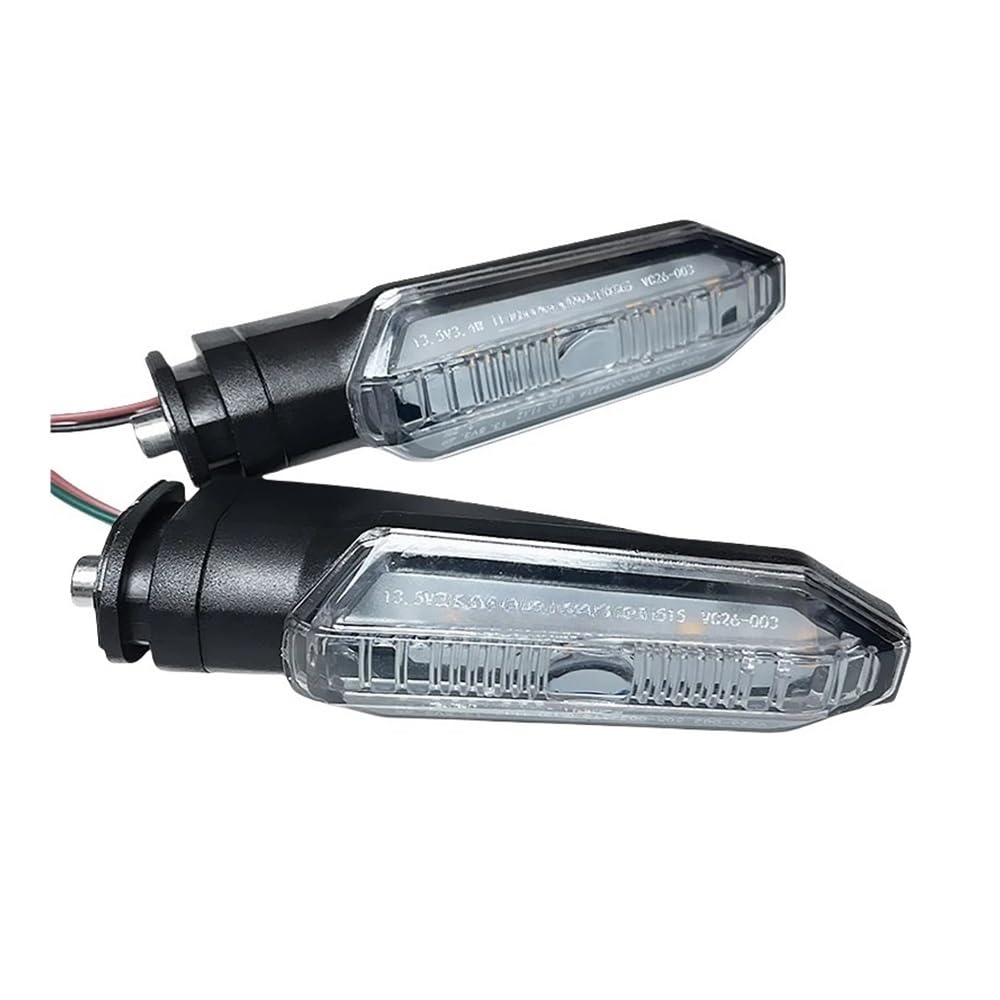 Luces Intermitentes para motocicleta, 12 V, doble color, para