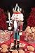 Clever Creations Blue King 12 Inch Traditional Wooden Nutcracker, Festive Christmas Décor for Shelves and Tables