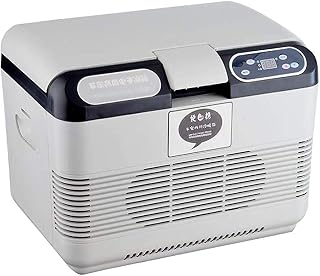 Przenośna lodówka samochodowa 15L, mała mini skrzynia grzewcza i zamrażarka chłodząca 12v24V DC 220V AC do samochodów ciężarowych, podróży, leków do samochodów osobowych i ciężarowych