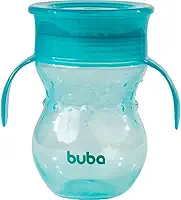 Copo 360º Com Alça Verde, BUBA, Verde, tamanho único