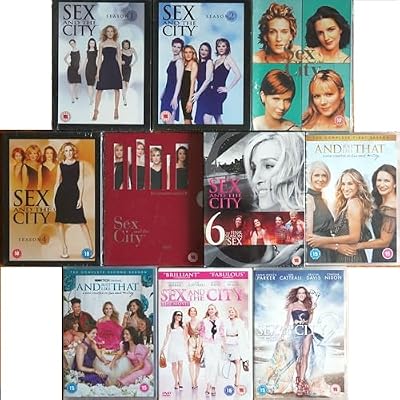 SXX AND THE CITY 1-10 COMPLETE COLLECTION and more / SXX AND THE CITY THE MOVIE PART 1+2 / SEASON 1-6 COMPLETE COLLECTION / AND JUST LIKE THAT SEASON 1+2 = ULTIMATE 10x DVD (24disc) UK SET