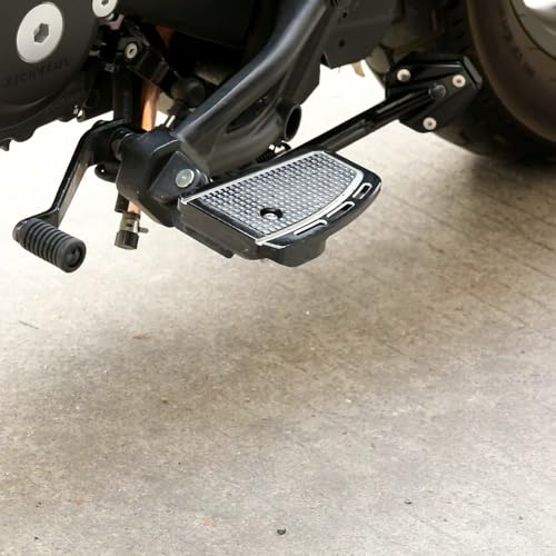 Image of Motorcycle Kickstand Fit For Rebel300 Rebel500 CMX300 CMX500 2021 2022 2023 2024 FootSide Enlarge Plate Rebel CMX 300 500 Side Stand sideStand Accessories(Black)