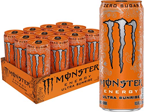 Monster Energy Ultra Sunrise, Sugar Free Energy Drink, 10.5 Ounce