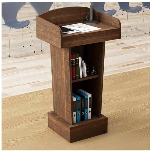 Atril de madera ajustable Genérico B-2 con base robusta para aulas 5