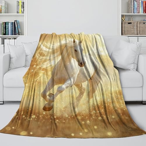 Couverture plaid cheval pour réchauffer le cœur des petits et grands - 5