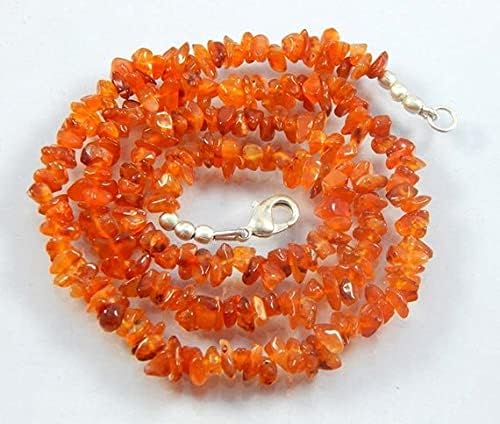 Carnelian uncut chips perles de cornaline brute pour bijoux DIY - 3