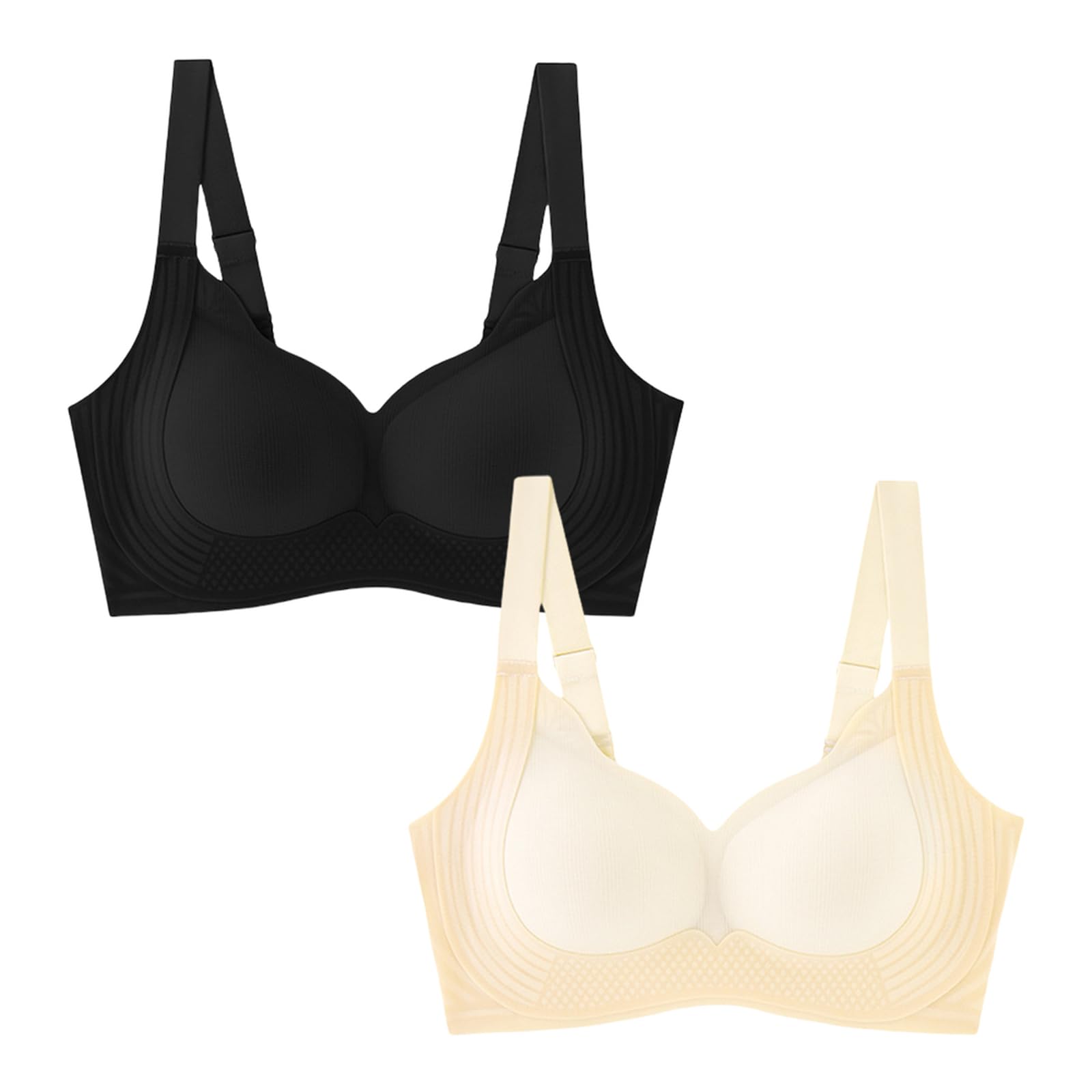 Sport BH große brüste starker Halt leichte Unterstützung Push up BH High Elastizität Und Ultrakomfortabler Soft Tshirt Schlaf Bra