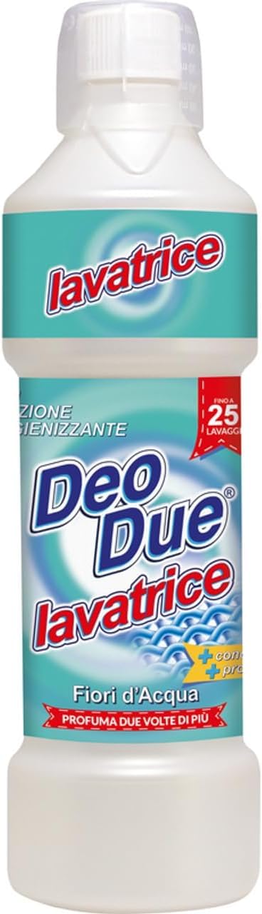 DEO DUE Testpaket Fiori d'Acqua, 3x Waschmittel 1Lt + 3x Weichspüler Konzentrat 1Lt + Beni Culinari Kostenloser Schlüsselanhänger