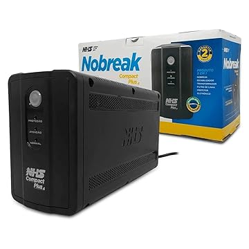 Nobreak NHS Compact Plus 4 Senoidal 1400VA Ent. Bivolt S.120V Bat. 2X9Ah C/Eng