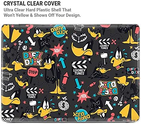 Skinit Case + Skin Compatible with MacBook Pro 15in (2016-19) - Officially Licensed Warner Bros Daffy Duck Patches Design