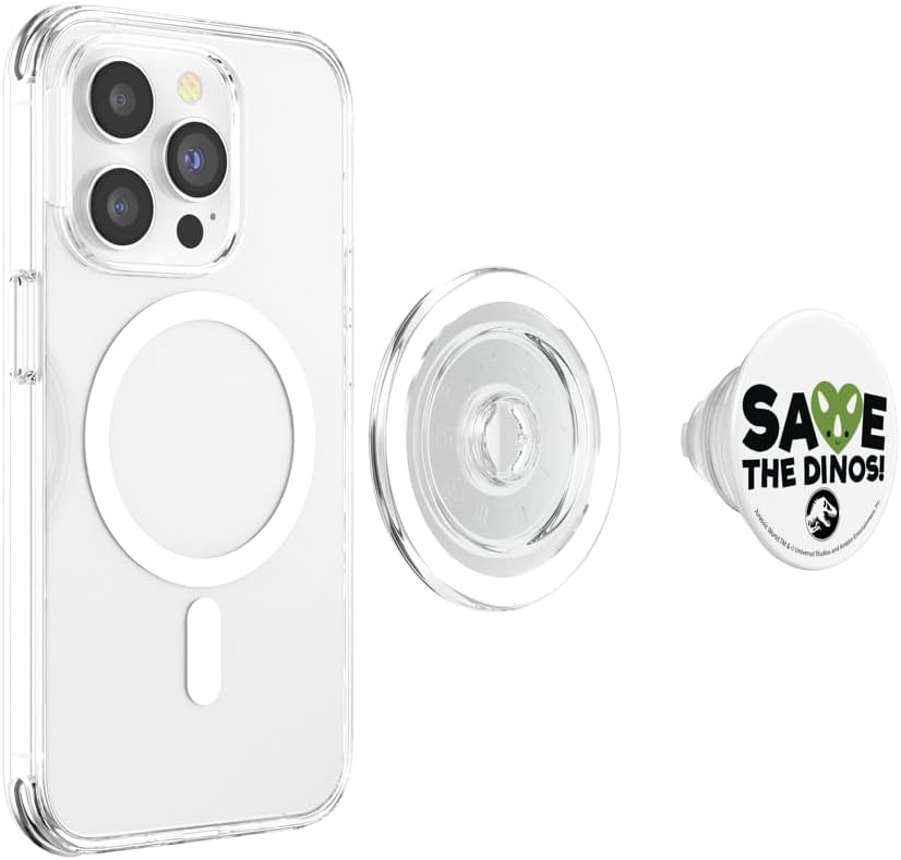 Jurassic World: Fallen Kingdom Save The Dinos PopSockets MagSafe PopGrip for iPhone