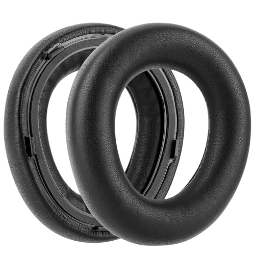 Almohadillas de repuesto Geekria para auriculares Beyerdynamic AVENTHO 300, cojines de espuma de memoria y cuero sintético, color negro miniatura 2