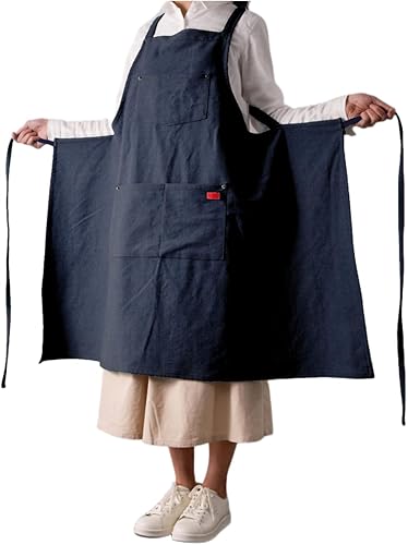 Delantal de mezclilla a juego para niños y adultos, niños de 4 a 7 años, 9 a 12 años, cocina, jardinería, pintura, barbacoa..