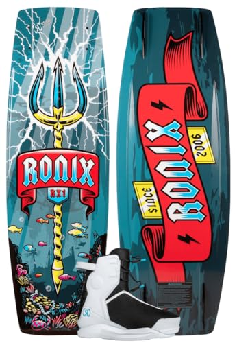 Ronix 129 - Boy's RX1 Wakeboard w/ Vision Pro Boots - 8-9
