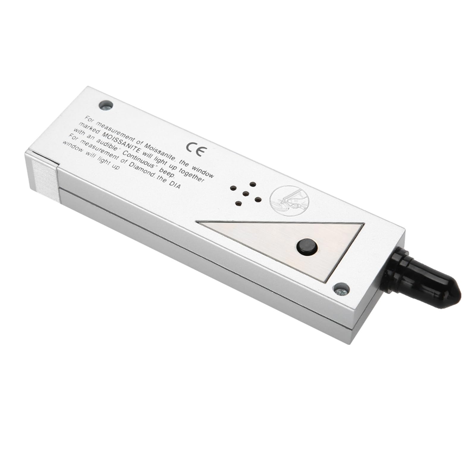 Diamant-Teststift, Schmuckauswahl-Moissanit-Tester, Tragbarer Diamant-Selektor II Edelstein-Tester mit PU-Tasche, 16 x 4 x 2.1cm, für Anfänger und Experten