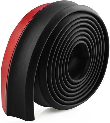 Miniatura 2 de Borde delantero universal de 8.2 pies, falda de goma para parachoques delantero de automóvil, falda lateral, protector de alerón divisor, cuerpo