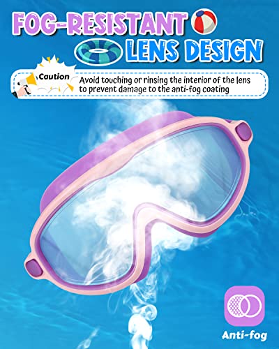 Image of Swim Goggles 2 Pack, Wide View Anti Fog&UV Swimming Goggles for Audlt, No Leak Pool Beach Essentials for Men Women