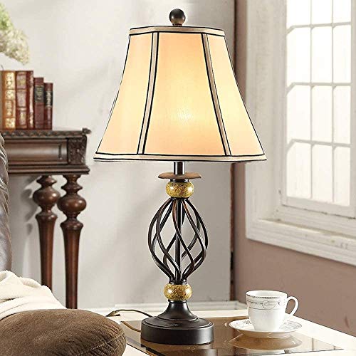 Lampes de bureau design cage d'oiseau abat-jour E27 - 3
