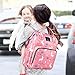 Diaper Bag Backpack Miger Baby Girl Boy Diaper Bag Cute Maternity Nappy Diaper Backpack Waterproof Unicorn Diaper Bags with Large Capacity Bottle insulation for Mom Dad (Pink)