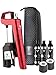 Produktbild Coravin - Model Six Wein Konservierungssystem - 3 Gas Patronen, 2 Schraubverschlüsse und Tragetasche - Rot