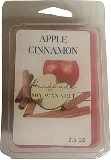 Apple Cinnamon Soy Wax Melt/Scented Melt- Maximum Scented Wax Cubes/Melts- 1 Pack -2.5 Ounces- 6 Cubes