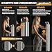 2PCS Teleskop Rollstuhlrampe 83.5-152cm, gardhom Verstellbare Tragbare Aluminium rutschfeste Teleskoprampe mit 272KG Ladenkapazität für Treppe Hindernissen Haus Schritte in der Textiltasche