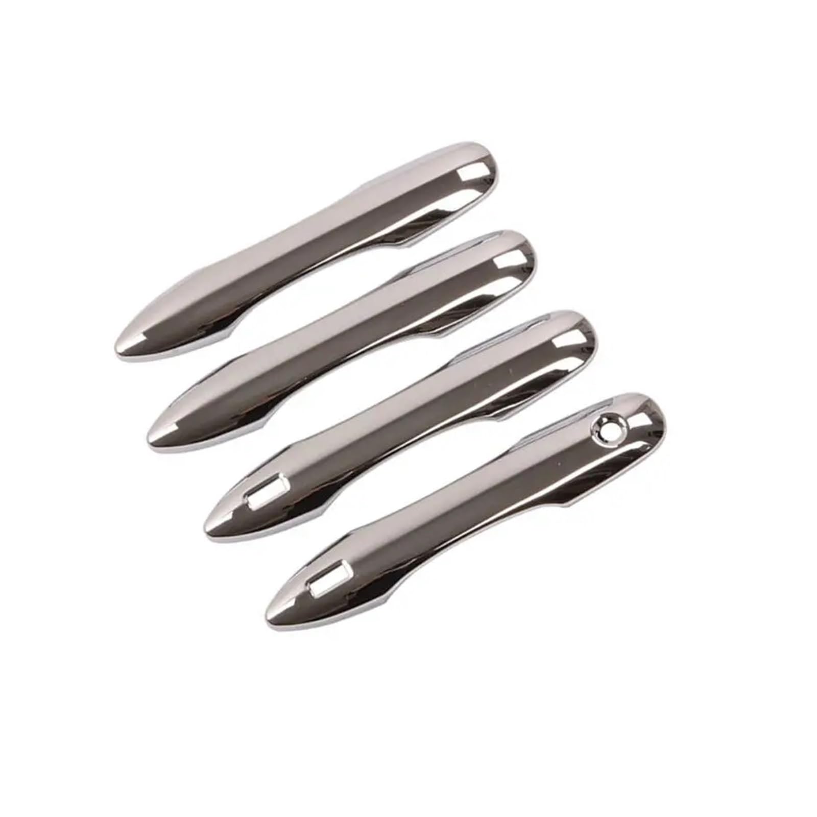 Jkkkks 2 Keyless Entry Car Exterior Door Handle Replacement For Toyota For Camry For Daihatsu For Altis Xv70 2018-2024 Chrome Car Door Handle Cover Bowl Trim Car Handle Compatible(2 Keyless Entry)