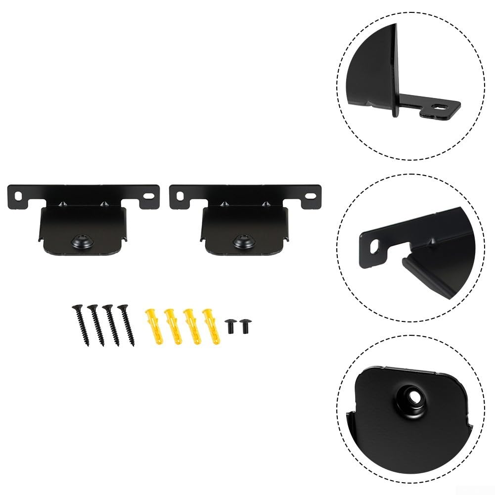 Wytrzymały uchwyt na soundbar stalowy 10 x 15 cm stabilny dla wytrzymałego