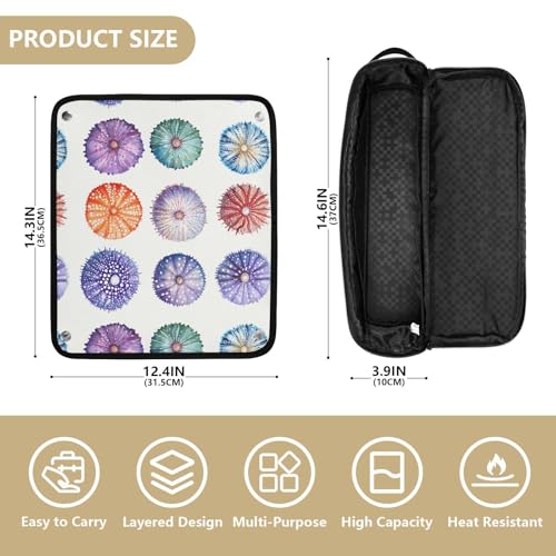 Bolso de viaje para herramientas de cabello resistente al calor miniatura 4